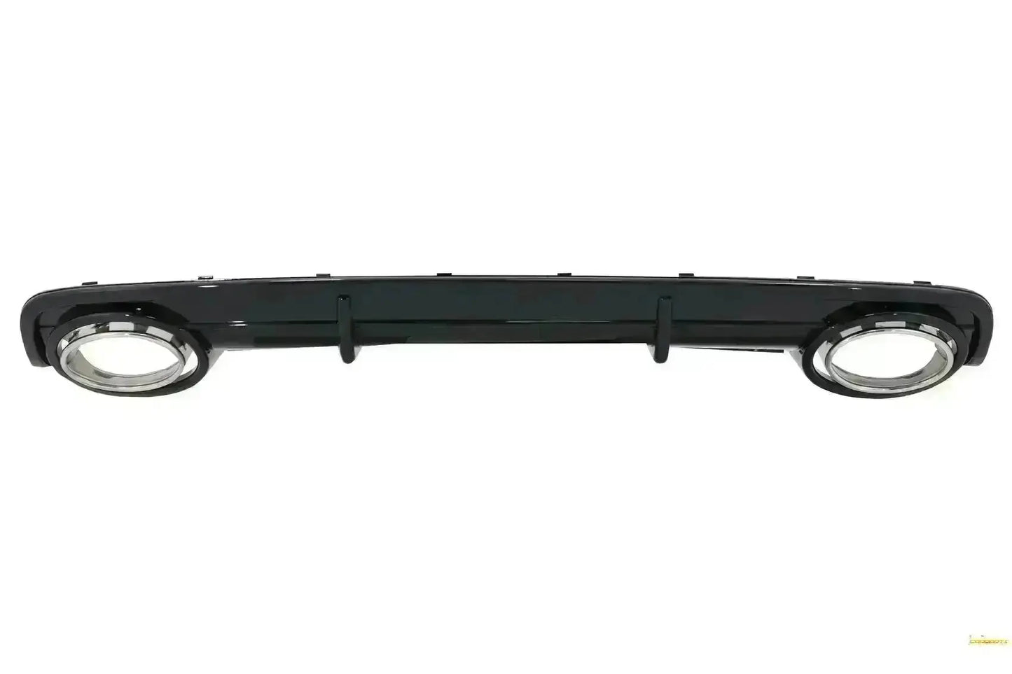 Heckschürze Luftdiffusor passend für Audi A6 C6 4F (2004-2008) Limousine Avant RS Design Schwarz KITT