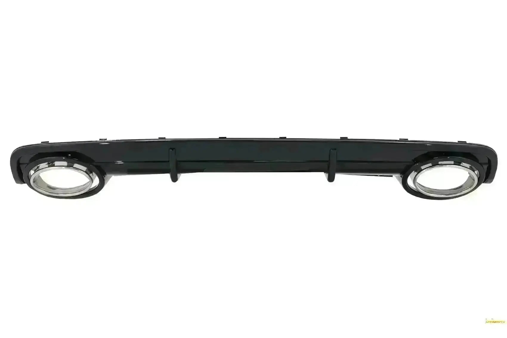Heckschürze Luftdiffusor passend für Audi A6 C6 4F (2004-2008) Limousine Avant RS Design Schwarz KITT