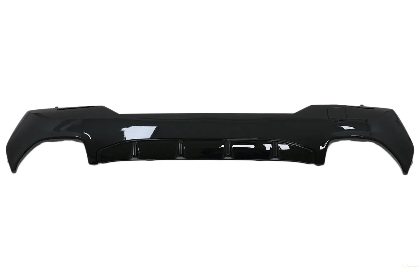 Heckschürzendiffusor Mit Endrohren Passend Für BMW 4er G22 G23 M Sport (2020-Up) M440i Design Schwarz KITT
