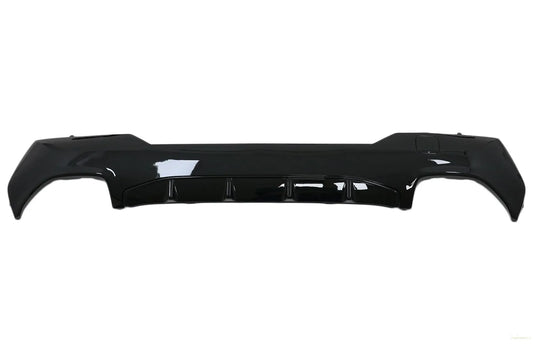 Heckschürzendiffusor Mit Endrohren Passend Für BMW 4er G22 G23 M Sport (2020-Up) M440i Design Schwarz KITT