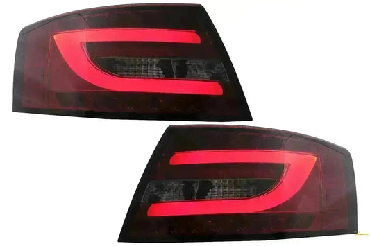 LED Rückleuchten für Audi A6 C6 4F Limousine 04.2004-2008 Rot Rauch 7PIN CarPartsTuning