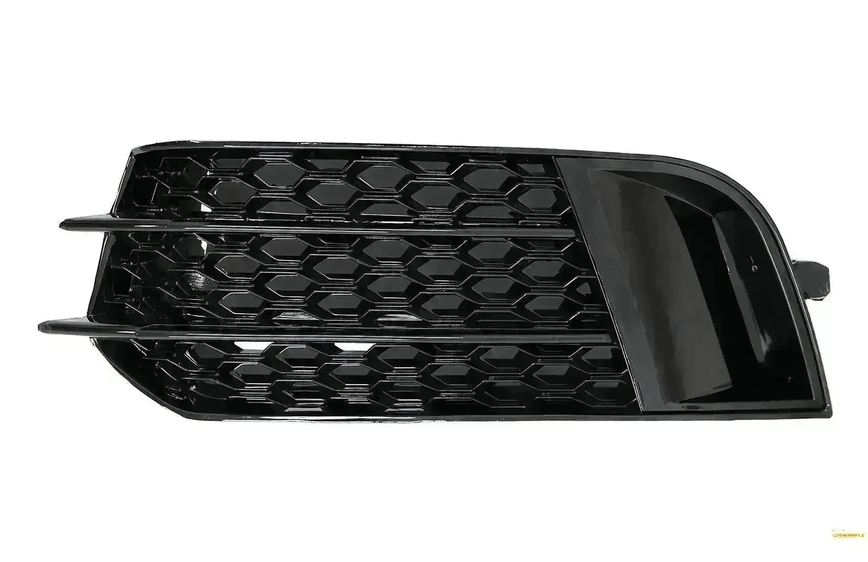 Seite Gitter Nebellampe Abdeckungen für Audi A1 8X 2010-2015 RS1 Design Glänzend schwarz CarPartsTuning
