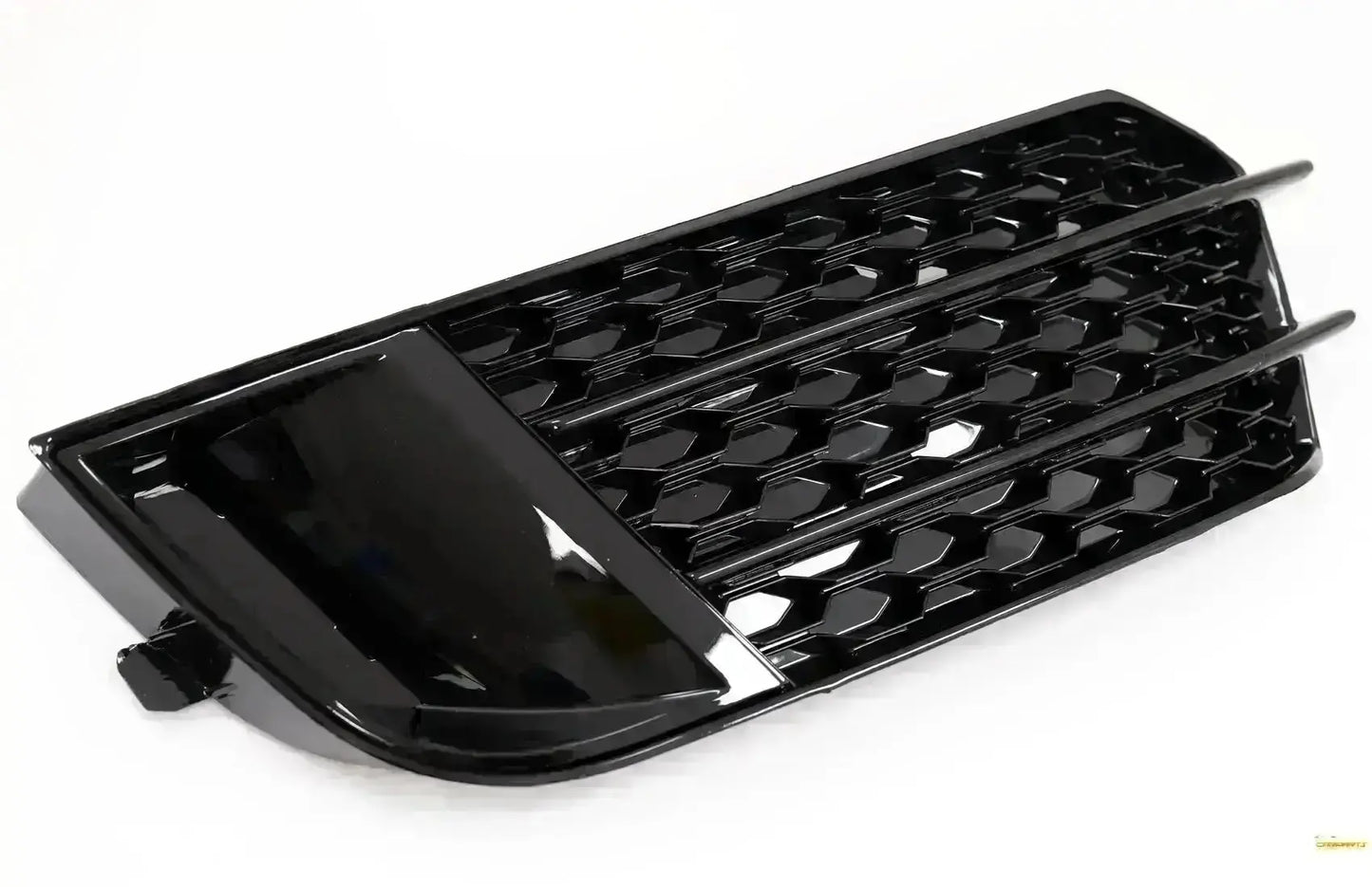 Seite Gitter Nebellampe Abdeckungen für Audi A1 8X 2010-2015 RS1 Design Glänzend schwarz CarPartsTuning