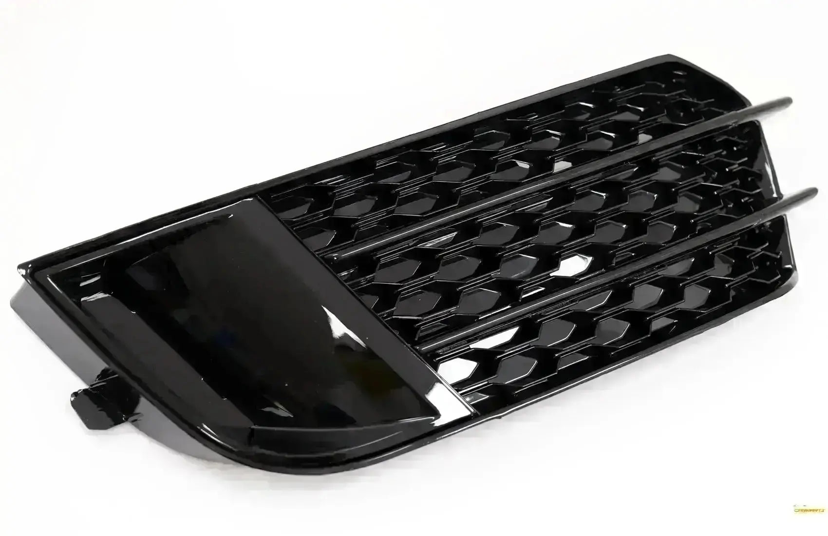 Seite Gitter Nebellampe Abdeckungen für Audi A1 8X 2010-2015 RS1 Design Glänzend schwarz CarPartsTuning