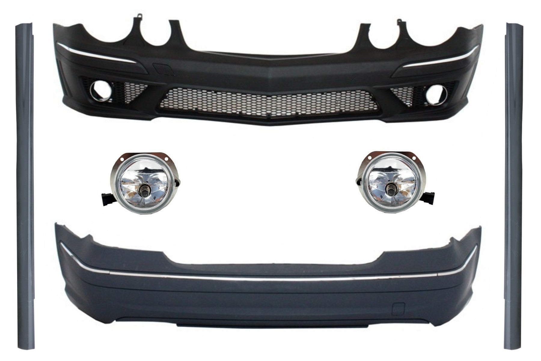 Bodykit für Mercedes W211 E-Klasse 02-09 Stoßstange E63 Design CarPartsTuning