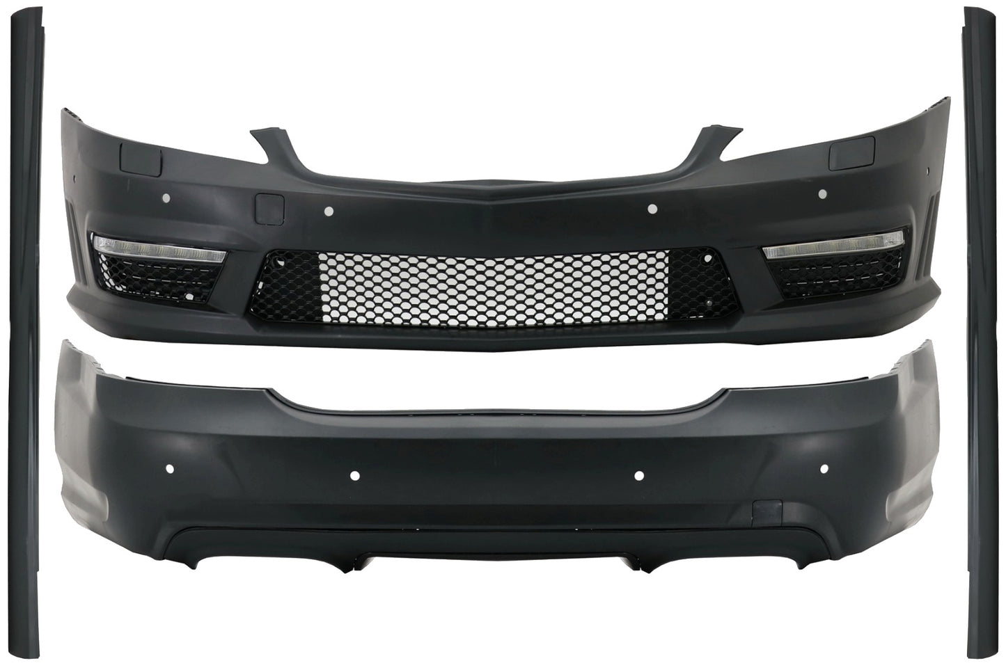 Bodykit für Mercedes S-Klasse W221 2005-2011 DRL Stoßstange PDC LWB Seitenschweller CarPartsTuning