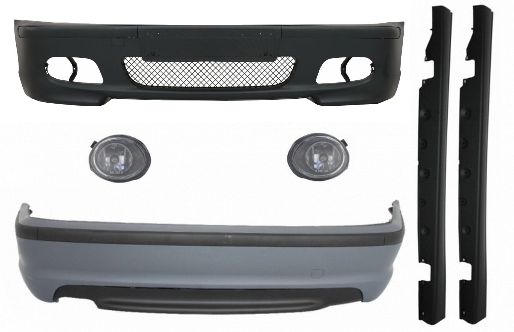 Body Kit für BMW 3er E46 98-05 Stoßstange Seitenschweller NBL M-Technik Look- CarPartsTuning