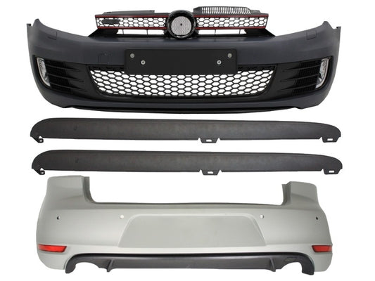 Bodykit für VW Golf VI MKVI Golf 6 GTI Look 08-12 Stoßstangen Seitenschweller CarPartsTuning