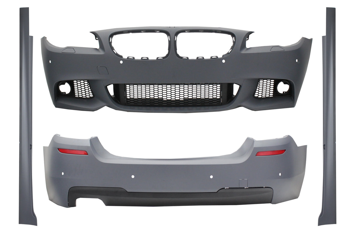 Body Kit für BMW F10 5er 11-14 Stoßstange Seitenschweller M-Technik Look PDC CarPartsTuning