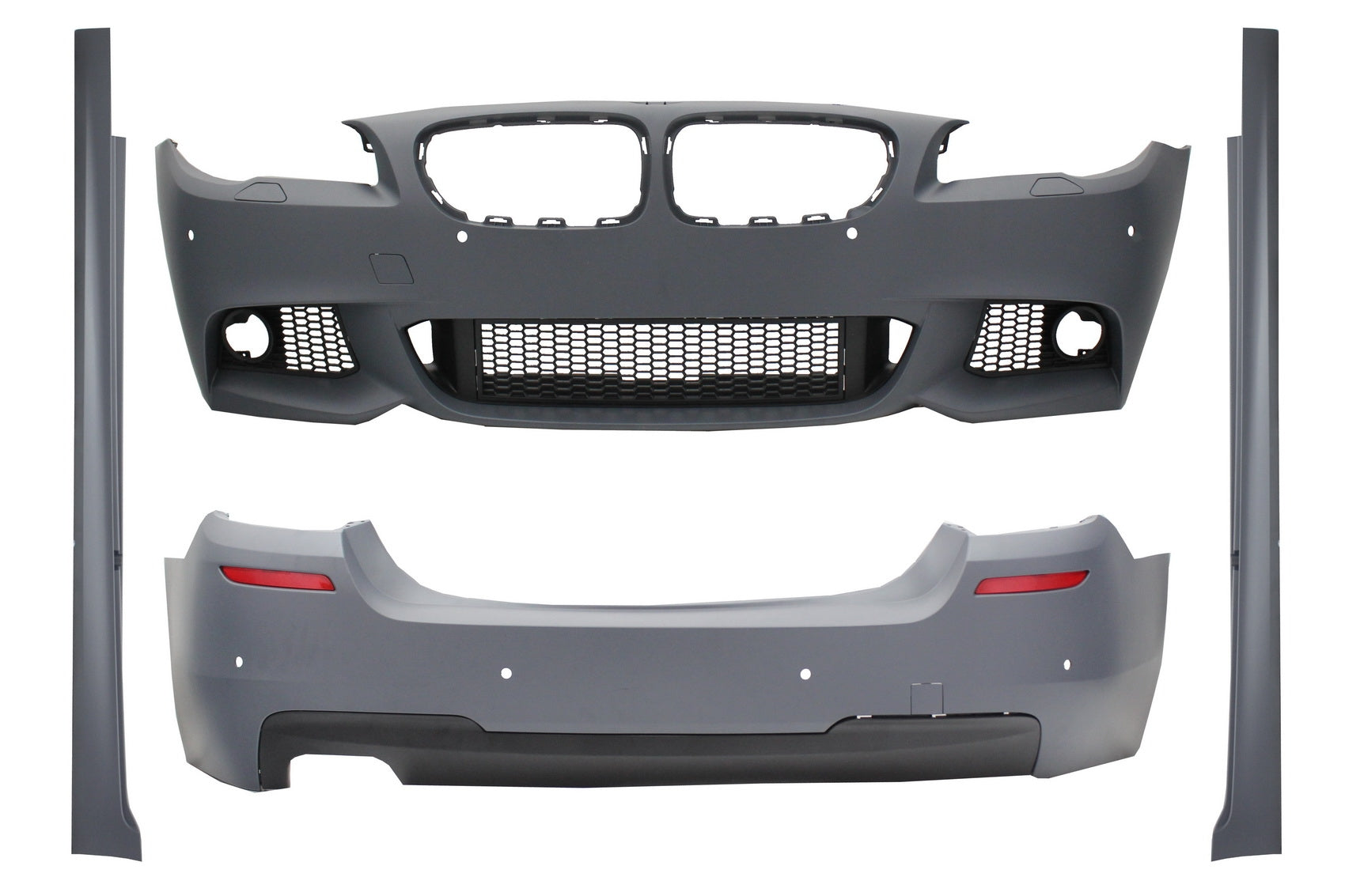 Body Kit für BMW F10 5er 11-14 Stoßstange Seitenschweller M-Technik Look PDC CarPartsTuning