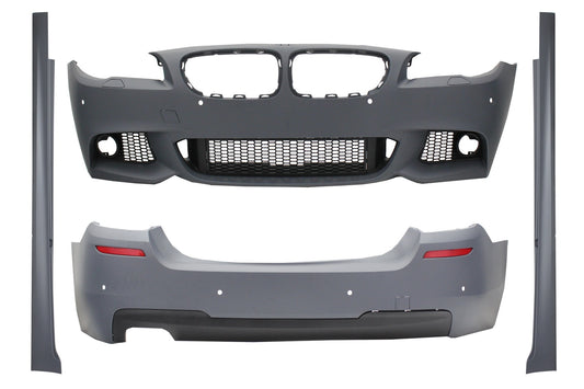 Body Kit für BMW F10 5er 11-14 Stoßstange Seitenschweller M-Technik Look PDC CarPartsTuning
