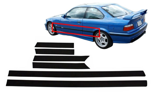 Türleistenleisten für BMW E36 3er Coupe Cabrio 92-98 Türleisten M3 Design CarPartsTuning