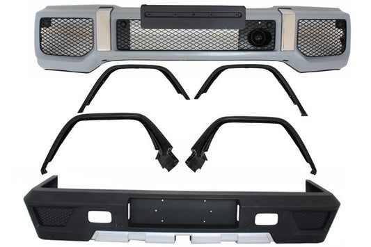 Komplett Umrechnung Bodykit für Mercedes G-Klasse W463 1989-2017 G63 G65 Design CarPartsTuning