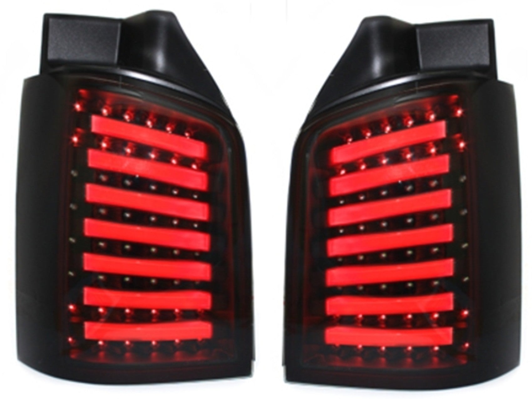 LED Rückleuchten passend für VW T5 04.2003-2009 Schwarz Rauch CarPartsTuning