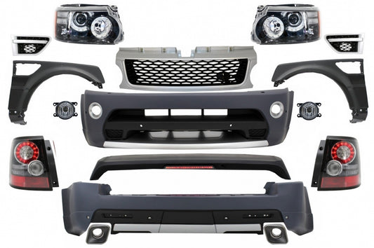 Body Kit Kotflügel für Range Rover Sport L320 Facelift 09-13 Autobiography Design Kühlergrill CarPartsTuning