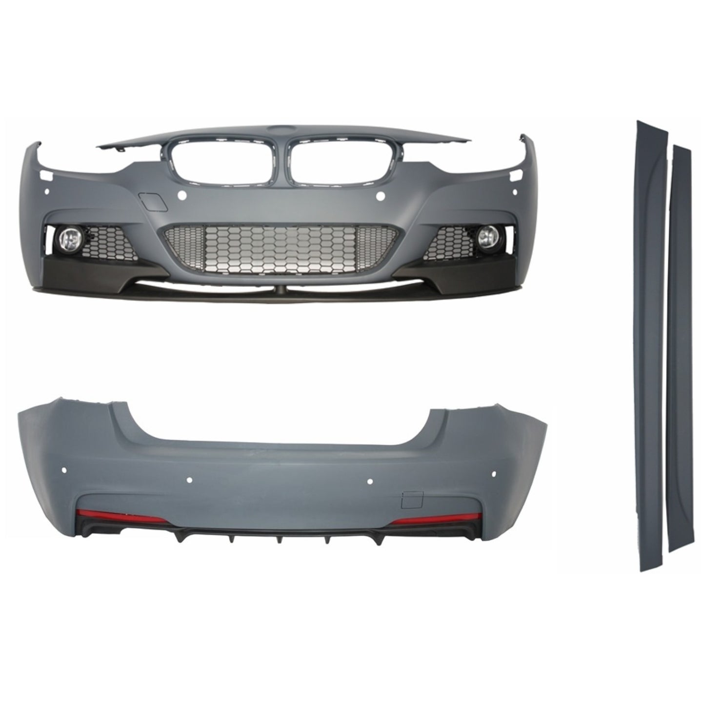 Body Kit für BMW F30 11+ Stoßfïänger NBL Seitenschweller M-Performance Design- CarPartsTuning