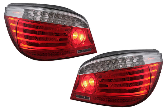 LED Rückleuchten für BMW 5er E60 04.2003-03.2007 rot Klar LCI Facelift Look CarPartsTuning