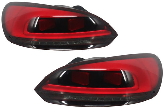 LED Rückleuchten Lichtleiste für VW Scirocco III 2008-04.2014 Blinker Roter Rauch CarPartsTuning