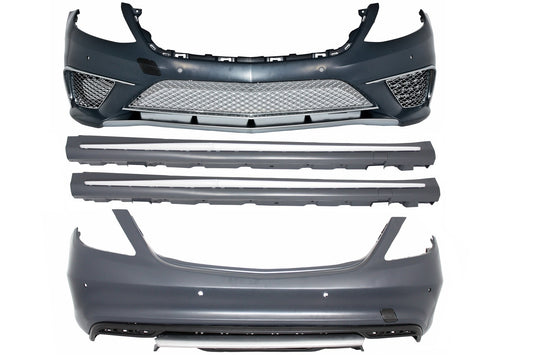 Bodykit mit Seitenschweller für Mercedes S-Klasse W222 2013-06.2017 S65 Design CarPartsTuning