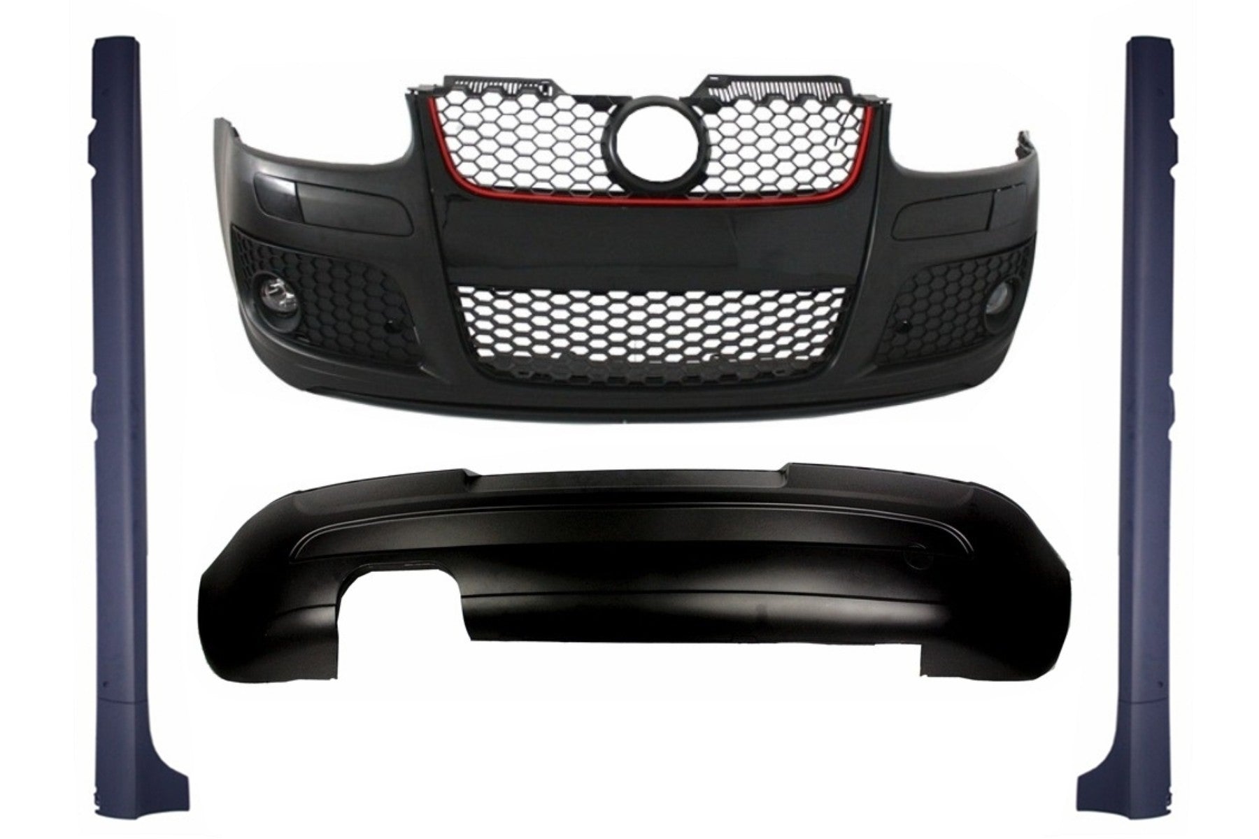 Bodykit für VW Golf V 5 03-07 Seitenschweller Heckschürzenansatz GTI Edition 30 Look CarPartsTuning