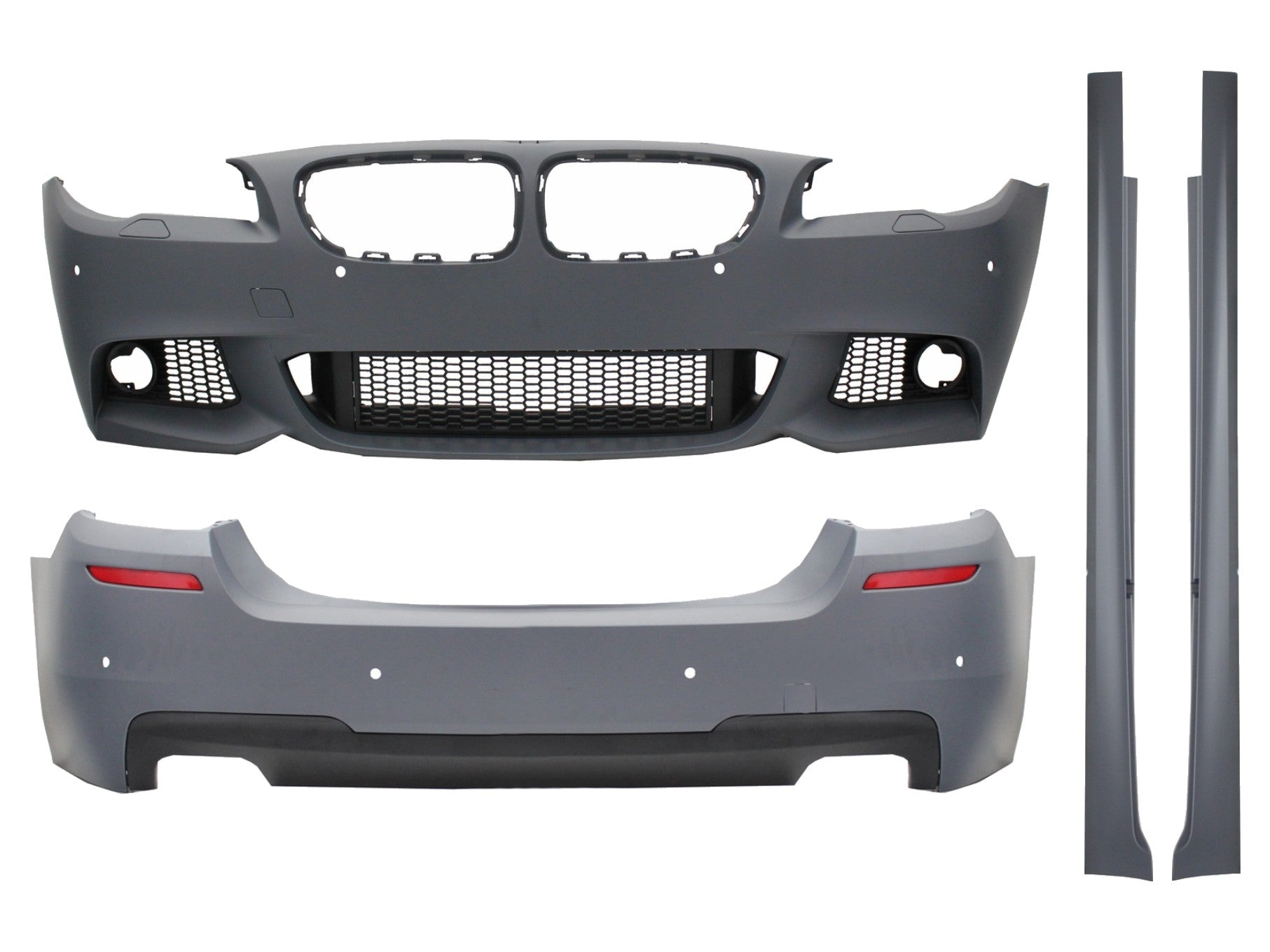 Bodykit Air Diffusor für BMW 5 F10 11-17 Stoßfänger Seitenschweller M-Technik CarPartsTuning