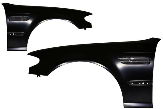Kotflügel für BMW 3 E46 Lüftungsschlitze MOPF 01-04 M3 Look LED Blinker Touring CarPartsTuning