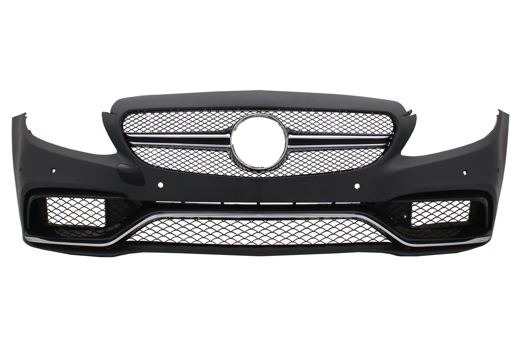 BodyKit für Mercedes C W205 S205 14-20 C63 Look Stoßstangen Diffusor Auspuff CarPartsTuning