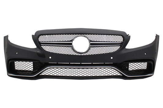 BodyKit für Mercedes C W205 S205 14-20 C63 Look Stoßstangen Diffusor Auspuff CarPartsTuning