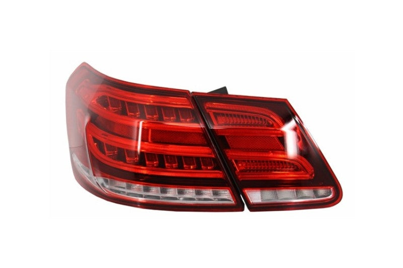 LED Rückleuchten für Mercedes E-Klasse W212 09-13 Umbau Facelift Design Rot Klar CarPartsTuning
