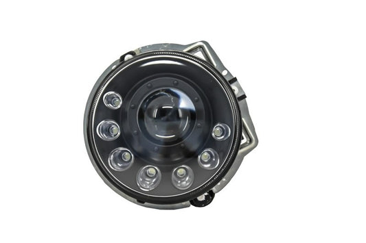 LED Scheinwerfer passend für Mercedes G-Klasse W463 (1989-2012) Bi-Xenon Design Schwarz KITT