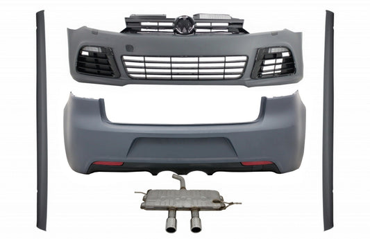 Bodykit für VW Golf VI 6 R20 Look 2008-2013 Komplett Abgassystem R20 Look CarPartsTuning