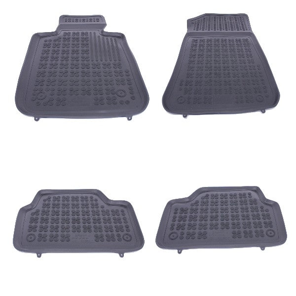 Bodenmatte Gummi Fußmatten Schwarz für BMW 1er E87 04-11 F20 & LCI 11-19 Teppich- CarPartsTuning