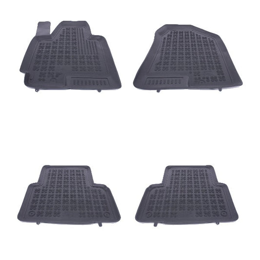 Fußmattengummi Passend Für Hyundai Tucson 2015+ Passend Für KIA Sportage 2015-2018 Schwarz Rezaw Plast