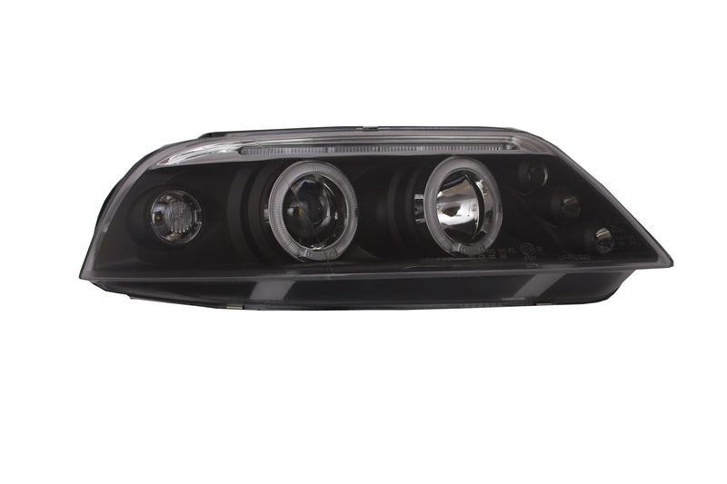 Scheinwerfer für VW Passat 3BG 2000-2005 2 Halo Felgen schwarz CarPartsTuning