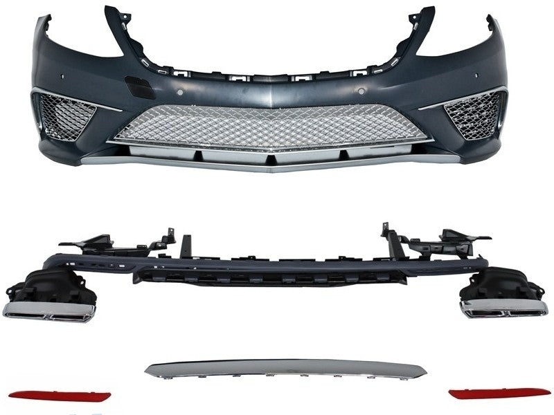Bodykit für Mercedes S-Klasse W222 AMG Sport Line 13-17 Stoßstange S65 Look- CarPartsTuning