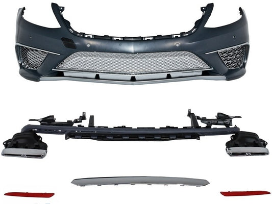 Bodykit für Mercedes S-Klasse W222 AMG Sport Line 13-17 Stoßstange S65 Look- CarPartsTuning