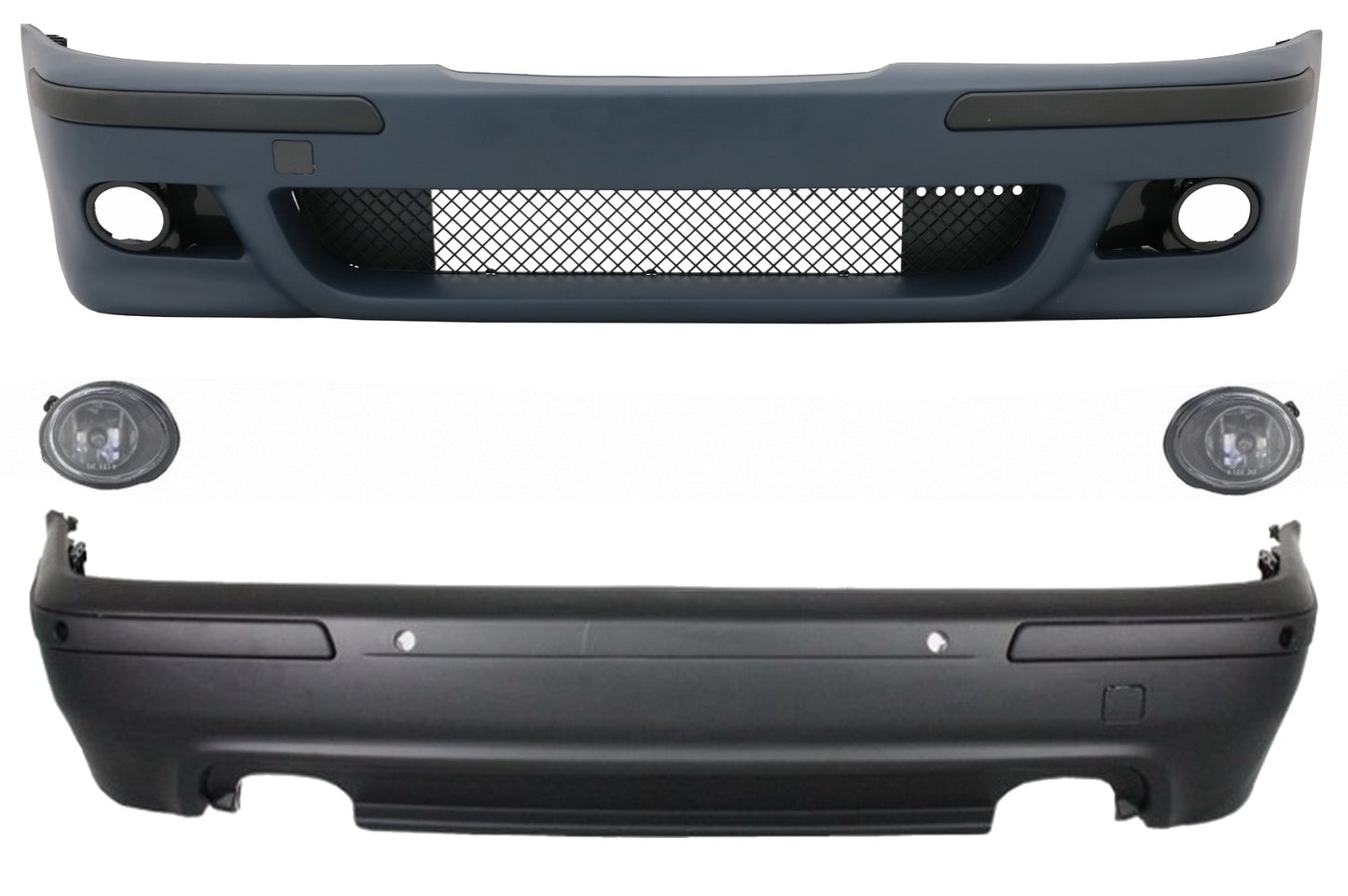 Bodykit für BMW 5er E39 1995-2003 M5 Look Nebellichter Chrom CarPartsTuning