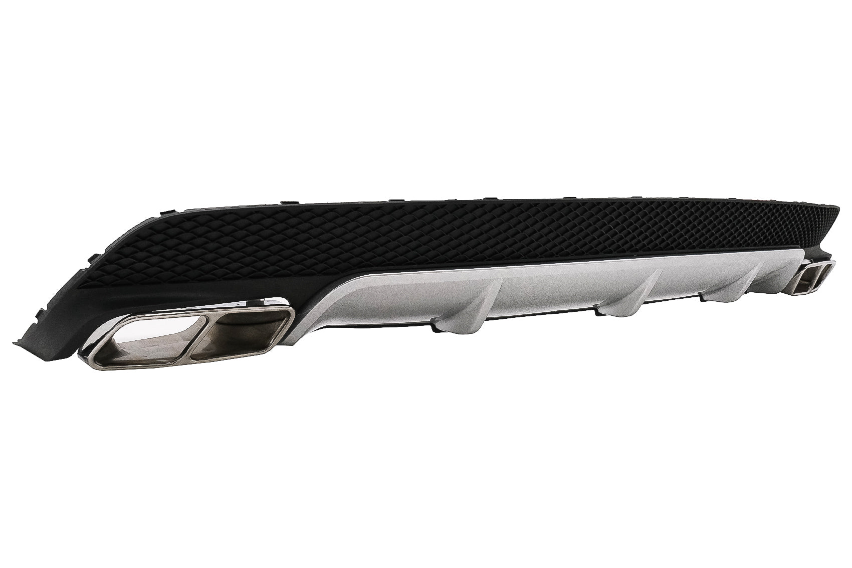 Heckdiffusor passend für Mercedes CLA W117 (2013-up) Sport Pack Endrohre KITT Specials