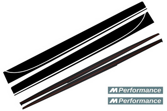 Seitenschweller-Aufsatz Lip Extensions für BMW 3er F30 F31 11+ M-Performance Look CarPartsTuning