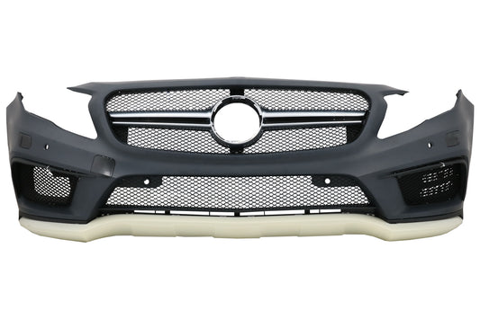 Body kit für Mercedes GLA X156 2014-2016 Stoßstange Auspuff Tipps Diffusor CarPartsTuning