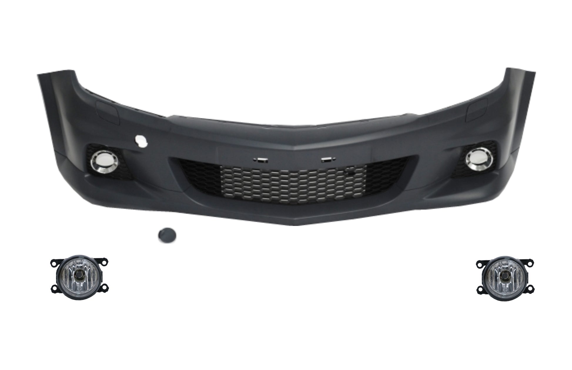 Stoßstange für Opel Astra H 04-2009 Nebelscheinwerfer Seitengitter OPC Look CarPartsTuning