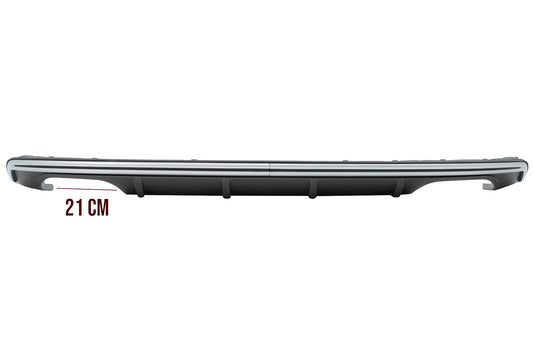 Luftverteiler für Audi A3 8V Schrägheck Sportback 12-15 Auspuff S3 Look CarPartsTuning