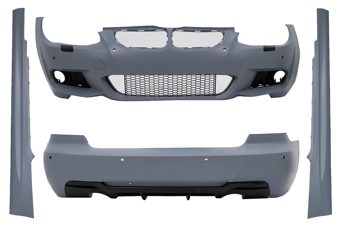 Bodykit für BMW 3er E92 E93 LCI 2010-2014 Stoßstange Seitenschweller PDC SRA Carpartstuning Austria
