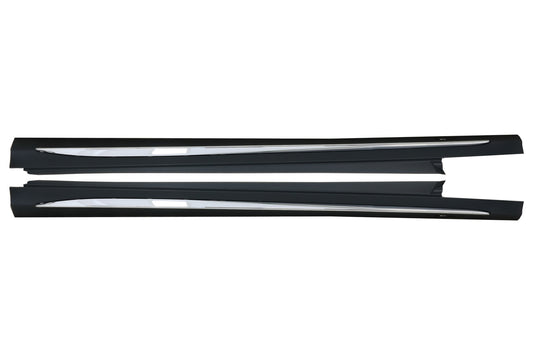 Seitenschweller für Mercedes C-Klasse W205 S205 2014-2020 Sport C63 Design Chrom CarPartsTuning