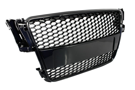 Kühlergrill für AUDI A5 8T 2007-2011 RS Frontgrill Design Klavier Schwarz CarPartsTuning