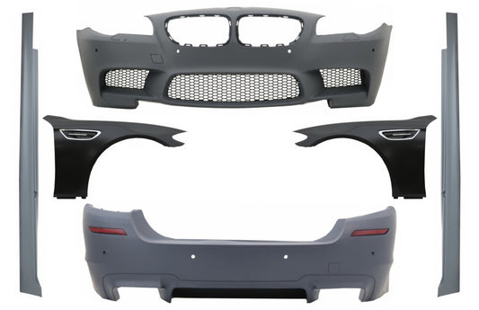 Komplettset für BMW 5er F10 2011-2014 M5 Look Kotflügel vorne Seitenschweller CarPartsTuning
