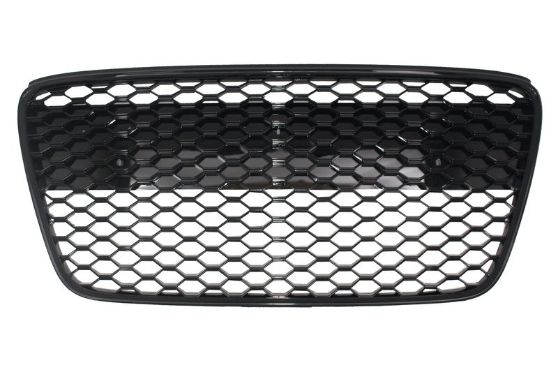 Frontgrill passend für Audi R8 (2007-2012) Honeycomb Piano Black KITT Specials
