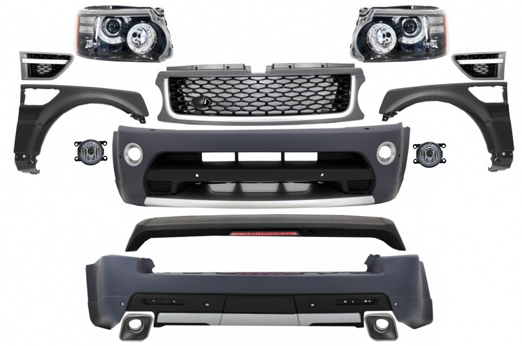 Bodykit passend für Land Range Rover Sport L320 Facelift 2009-2013 Autobiographie KITT