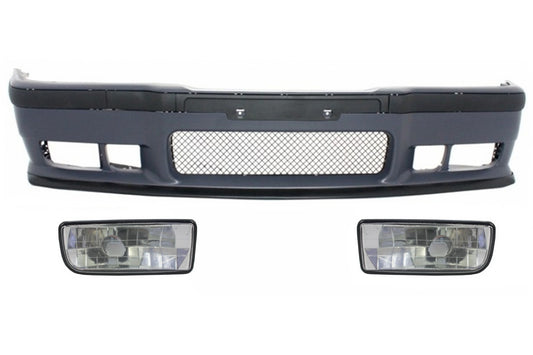 Frontstoßstange für BMW 3er E36 92-98 M3 Design Chrom Nebelscheinwerfer CarPartsTuning