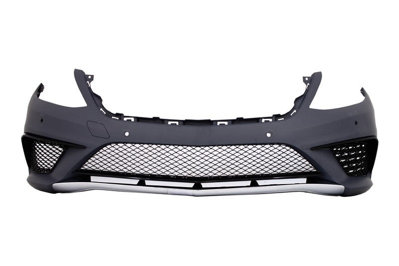 Stoßstange für Mercedes S-Klasse W222 13-17 S63 Look Kühlergrill glänzend Schwarz Carpartstuning Austria